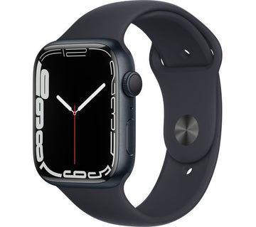 APPLE Watch Series 7 GPS - Midnight Aluminium with Midnight Sports Band, 45mm - Acceptable